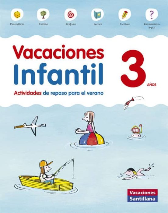 [9788468087696] Vacaciones 3 años infantil santillana ed 2014