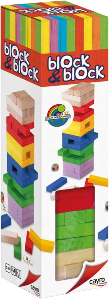 [859-422484] JUEGO BLOCK &amp; BLOCK +5AÑOS CAYRO