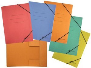 [316000] CARPETA GOMAS SOLAPA OPACO A4 CARTON COLORES