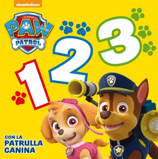 [9788448844233] 1, 2, 3 con la patrulla canina (paw patrol - patrulla canina. todo cartón)