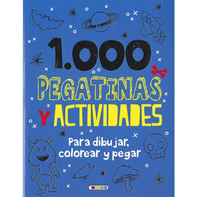 [9788490378311] 1000 pegatinas y actividades para dibujar colorear y pegar