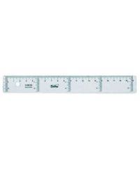 [400920] Regla 20cm cristal Safta