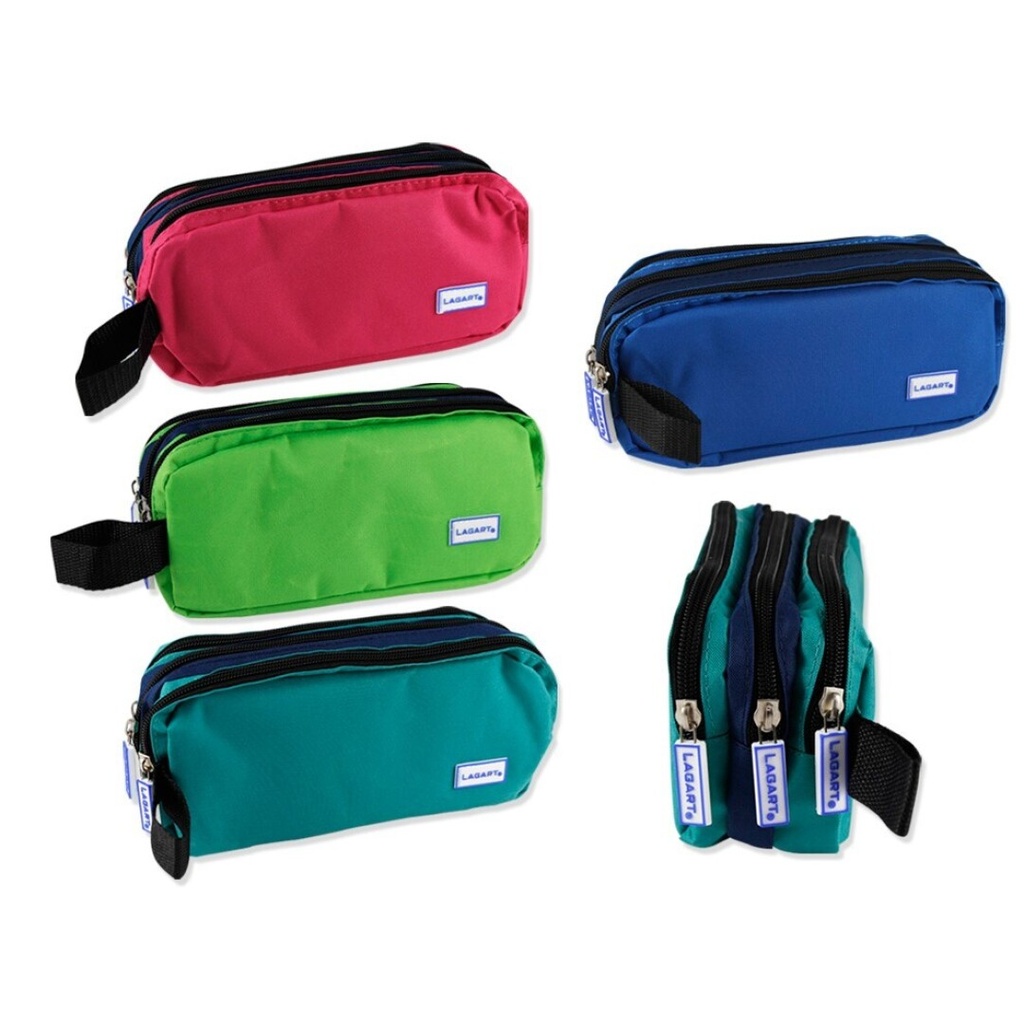 [324296] PORTATODO 3 CREMALLERAS ZIPPY COLORES SURTI