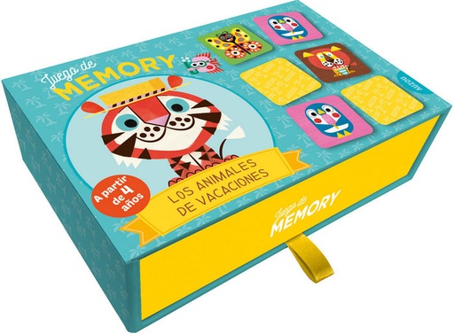 [9782733857885] LOS ANIMALES DE VACACIONES. JUEGO DE MEMORY