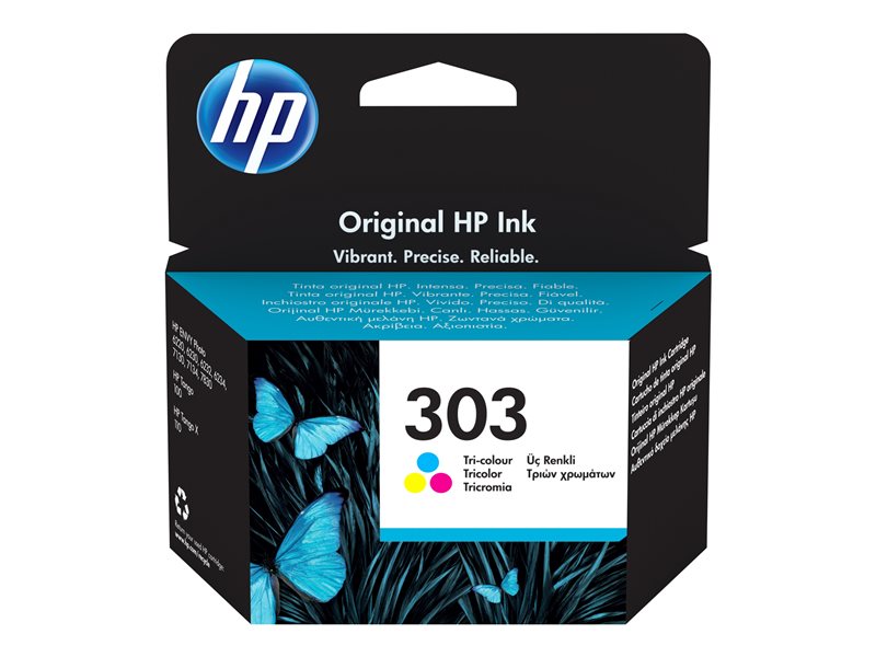 [T6N01AE#ABE] TINTA HP 303 TRICOLOR ORIGINAL T6N01AE